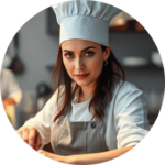 Leila est cheffe cuisinière et technicienne en hygiène alimentaire.