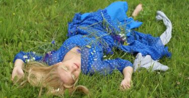 relax woman nature